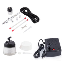 Load image into Gallery viewer, [Product] New image Alt for page Aérographe BD-182K + mini compresseur + nettoyant et pot de purge
