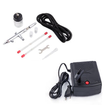 Load image into Gallery viewer, [Product] New image Alt for page Aérographe BD-182K + mini compresseur + nettoyant et pot de purge
