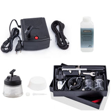 Load image into Gallery viewer, [Product] New image Alt for page Aérographe BD-128 double action, mini compresseur et accessoires
