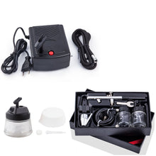 Load image into Gallery viewer, [Product] New image Alt for page Aérographe BD-128 double action, mini compresseur et accessoires
