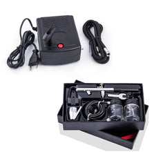 Load image into Gallery viewer, [Product] New image Alt for page Aérographe BD-128 double action, mini compresseur et accessoires
