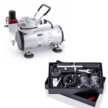 Load image into Gallery viewer, [Product] New image Alt for page Aérographe BD-128 par succion et compresseur FD-18-2 avec accessoires
